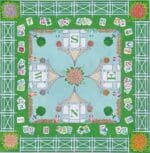 Kate Dickerson Needlepoint - English Country Garden Mahjong Mat