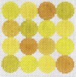 Elizabeth Crane Swartz - Yellow Sampler 5" Square