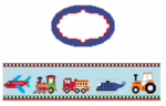 Funda Scully - Tractor and Plane Oval Hinged Box