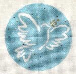 Blueberry Point Canvas - Blue Dove Ornament