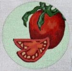 Atlantic Blue Canvas - Farmers Market Tomato
