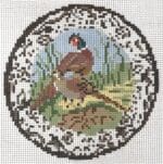 The Gingham Stitchery - Transferware Pheasant Plate