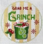 The Gingham Stitchery - Grab Me a Grinch Happier Hour Coaster