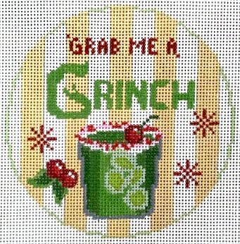 The Gingham Stitchery - Grab Me a Grinch Happier Hour Coaster
