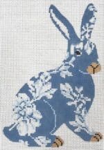 The Gingham Stitchery - Wedgewood Standing Bunny