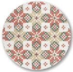 CBK Needlepoint Collections - Red, Green and Gold Ball