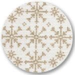 CBK Needlepoint Collections - Gold Snowflakes