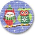 CBK Needlepoint Collections - Two Owls on Branch