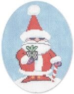 CBK Needlepoint Collections - Santa with Package