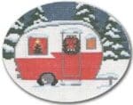 CBK Needlepoint Collections - Funky Christmas Trailer