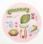 Atlantic Blue Canvas - Key Lime Pie Round