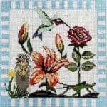 The Gingham Stitchery - Summer Flower Pillow