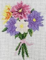 The Gingham Stitchery - Dahlia Bouquet