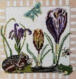 The Gingham Stitchery - Spring Flower Pillow