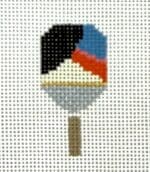 A Poore Girl Paints Needlepoint - Pickleball Paddle