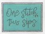 A Poore Girl Paints Needlepoint - One Stitch, Two Sips