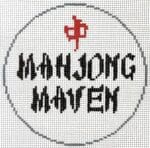 A Poore Girl Paints Needlepoint - Mahjong Maven