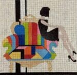 Melissa Prince Designs - Windows of Milan - Chair and Little Black Dress
