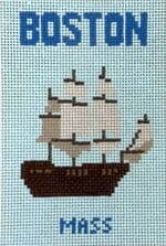Atlantic Blue Canvas - Boston Travel Book
