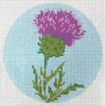Atlantic Blue Canvas - Flowers of the Bible - Thistle