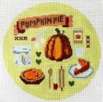Atlantic Blue Canvas - Pumpkin Pie Round