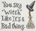 A Poore Girl Paints Needlepoint - You Say Witch Like...