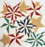 The Gingham Stitchery - Colorful Stars Pillow