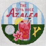 The Gingham Stitchery - Azalea Happier Hour Coaster