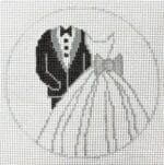 A Poore Girl Paints Needlepoint - Tux and Gown