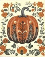 Love You More Needlepoint Designs -  Halloween Pumpkin