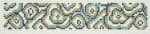 A Poore Girl Paints Needlepoint - Geode Key Fob in Teal