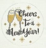 A Poore Girl Paints Needlepoint - Cheers to a New Year!