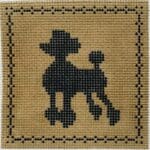 The Plum Stitchery - Poodle (In Stock)