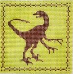 The Plum Stitchery - Velociraptor (In Stock)