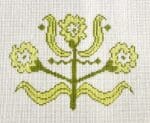 The Plum Stitchery - Marigold in Green  (In Stock)
