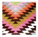 The Meredith Collection - Kilim in Pink, Brown, Grey and Green